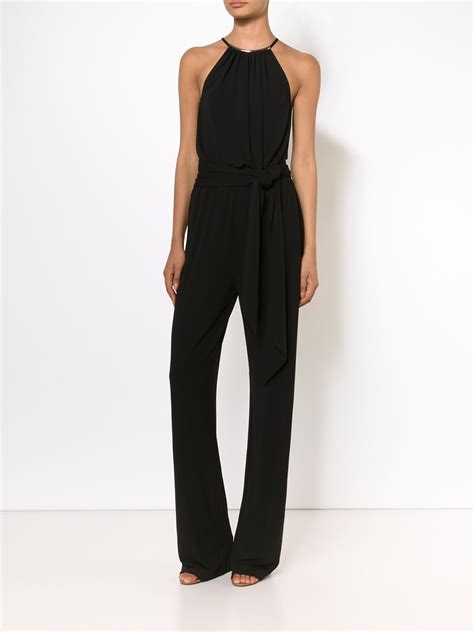 michael kors sleeveless black jumpsuit.